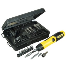 Coffret tournevis articulé porte-embouts Stanley - 25 pièces