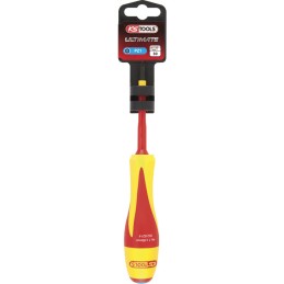 Tournevis Pozidriv® bi-matière isolé 1000V - KStools - L.185 mm - L. lame 80 mm - PZ1