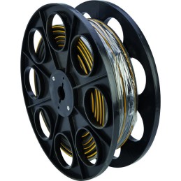 Câble U-1000 R2V - Dhome - 4G2,5 mm² - Demi touret - L. 50m - Noir