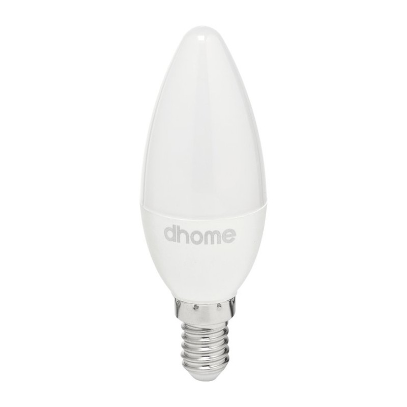Ampoule LED flamme - Dhome - E14 - 5 W - 470 lm - 2700 K - Vendu par 2 - Boite