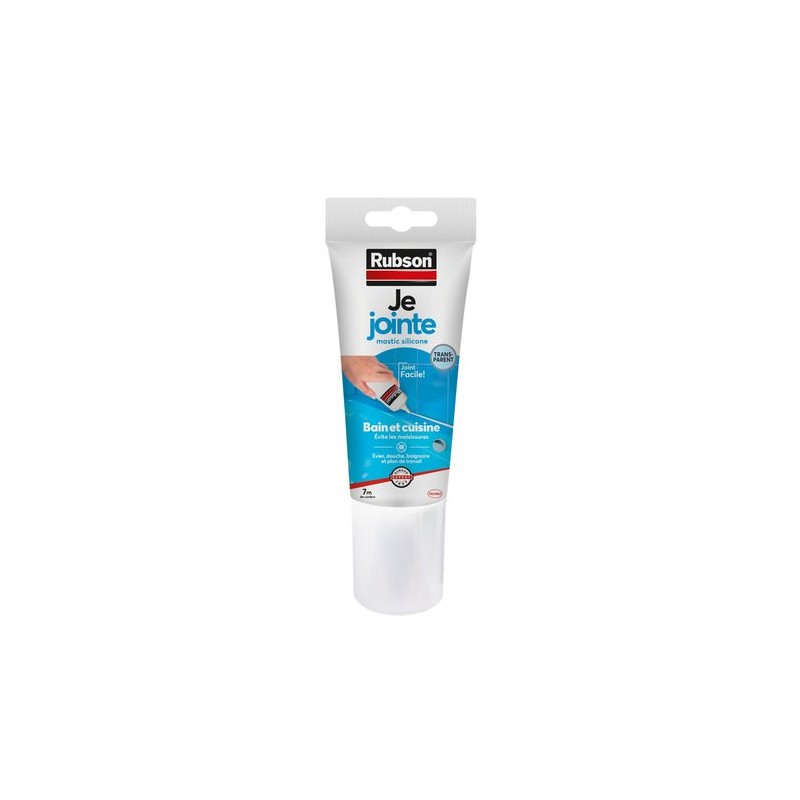 Mastic silicone transparent - Rubson - 150 ml