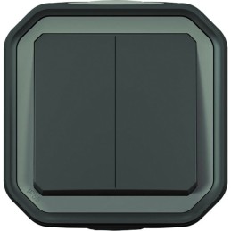 Interrupteur - Plexo - Legrand - Saillie - Double fonction