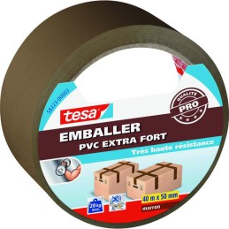 Adhésif emballage - Tesa - Marron - 40 m x 50 mm