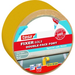 Adhésif double face sol - Tesa - 10 m x 50 mm