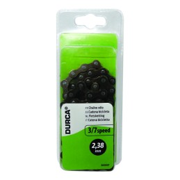 Chaine de vélo - 2,38 mm - 3 à 7 vitesses - 114 maillons - Durca