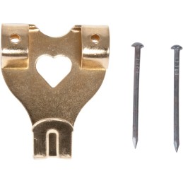 Crochet à tableau 2 pointes - Cadap