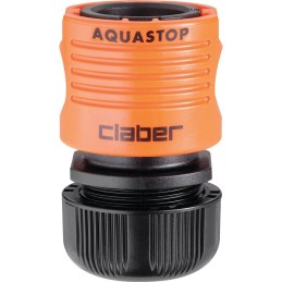 Raccord automatique 1/2"- Claber - Avec Aquastop