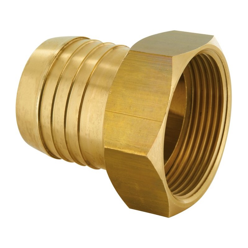 Raccord PE strié femelle laiton - F 3/4" - Tube Ø 18 mm - Watts industries