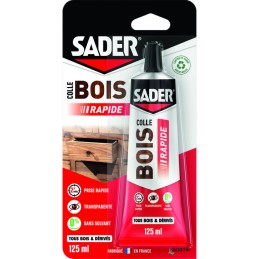 COLLE À BOIS VINYLIQUE À PRISE RAPIDE 125 ml - SADER