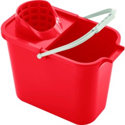 Seau plastique Mery rectangulaire - Brosserie Marchand - 12 L