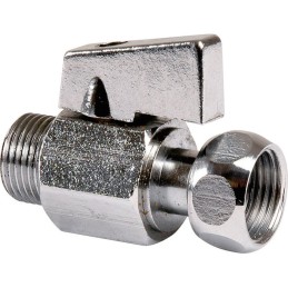 Robinet d'arrêt WC quart de tour droit - Chromé - Sferaco