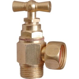 Robinet équerre brut, à potence avec presse étoupe - Sferaco