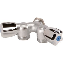 Robinet double sortie équerre Y - Sferaco