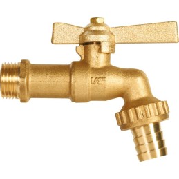 Robinet de puisage - M 1/2" - M3/4" - Manette laiton - Sferaco