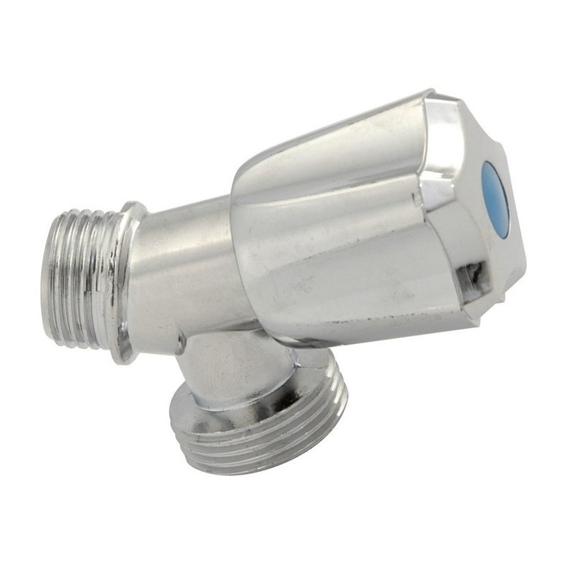 Robinet de machine à laver - Laiton chromé