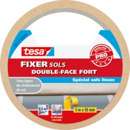 Fixer sols double-face fort (spécial sols lisses) - TESA