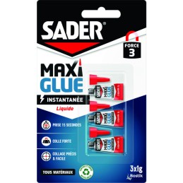 Colle Maxiglue liquide 3*1g - SADER
