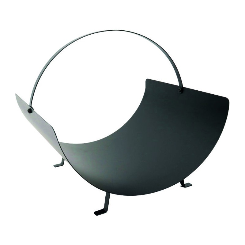 Panier bûches métal forgé