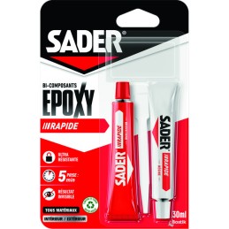 Colle EPOXY RAPIDE 2*15 ml - SADER