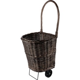 Chariot à bois en osier - PVM