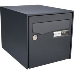 Boîte à lettres simple face anthracite - DECAYEUX