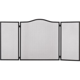 Pare feu 3 volets noir - PVM