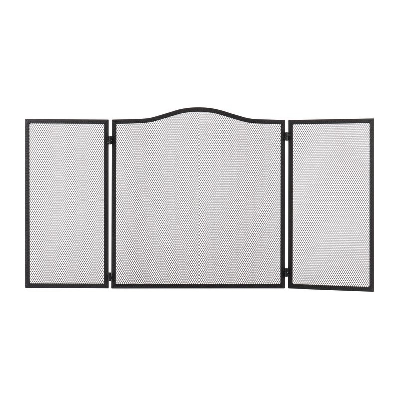 Pare feu 3 volets noir - PVM