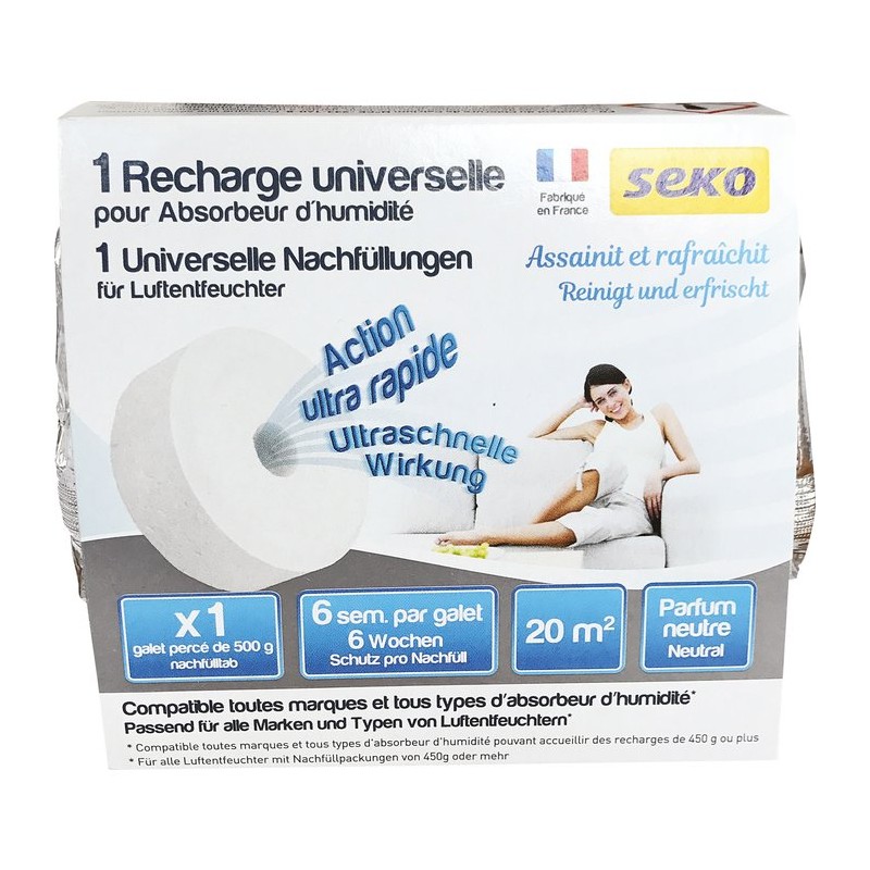 Recharge galet percé pour absorbeur Medium Séko - Neutre - Vendu par 1