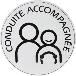 Sticker Conduite Accompagné magnétique