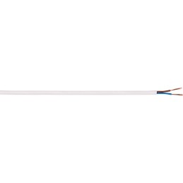 Câble H05 VV-F - Dhome - 2 x 0,75 mm² - Blanc - L. 50 m