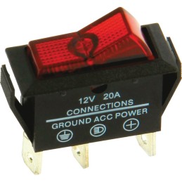 Interrupteur lumineux rectangulaire - XL TECH