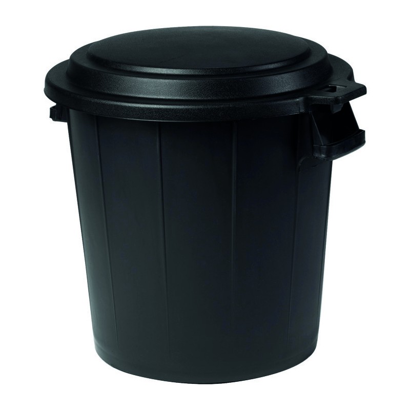 Poubelle d'immeuble - EDA - 50 l - Corps + couvercle