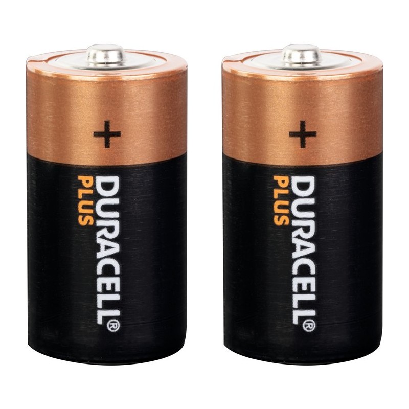 DURACELL 100% PLUS pile alcaline LR14/C