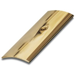 Bande de seuil à visser laiton poli Dinac - Longueur 83 cm - Largeur 30 mm