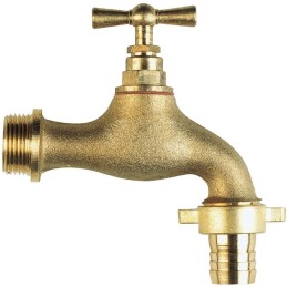 Robinet à tête potence - Watts industries - M 1/2" - M 3/4" - Laiton brut