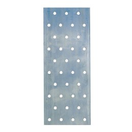 Platine galvanisée multi trous Alberts - Hauteur 60 mm - Largeur 240 mm