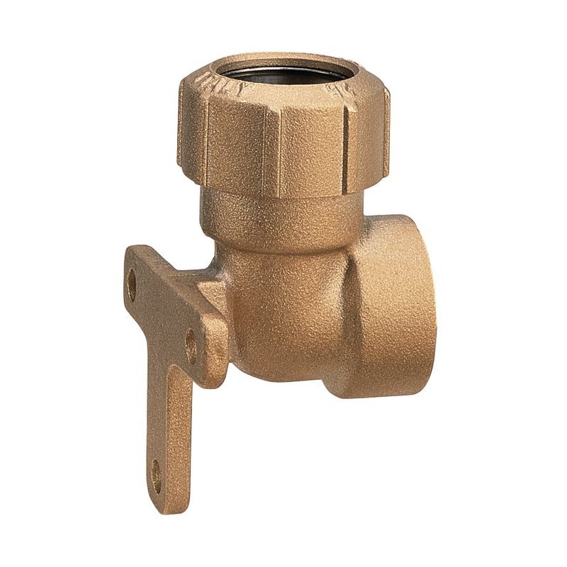 Applique murale filetée - Capvert - Laiton