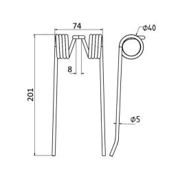 DENT PICK UP AD CLAAS 807297 GW119 (PRESSE)