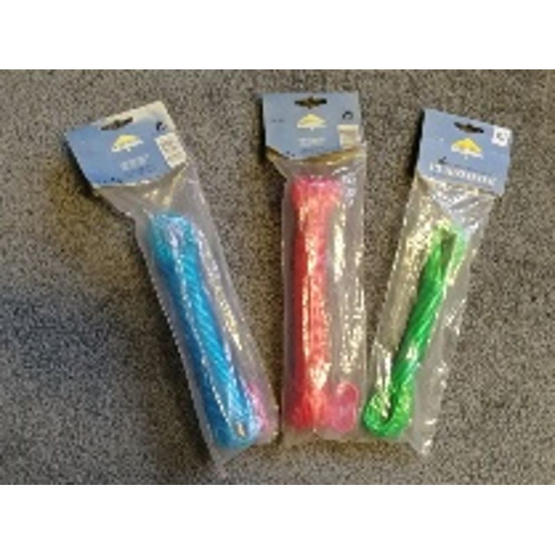 Corde à linge plastique 10m - Rouge