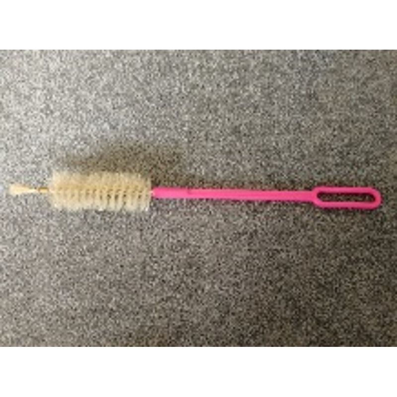 Goupillon bouteille en soie blanche