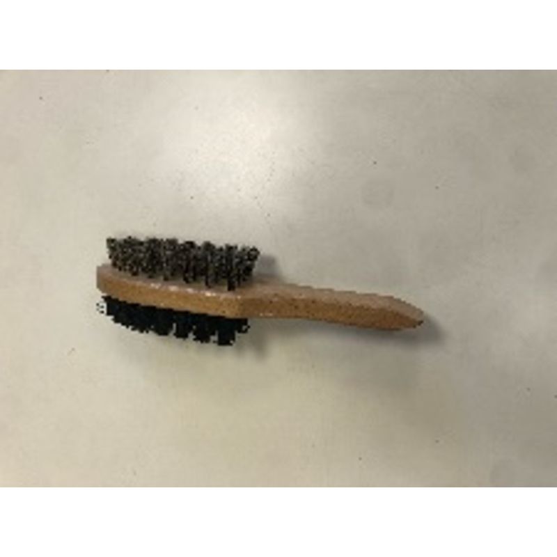 Brosse à chaussure double face