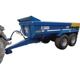 REMORQUE BASCULANTE DOUBLE ESSIEUX KANE TRAILERS AU 1/32EME BRITAINS - Britains