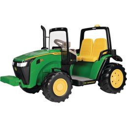 TRACTEUR ELECTRIQUE DEUX PLACES JOHN DEERE DUAL FORCE - Peg Perego