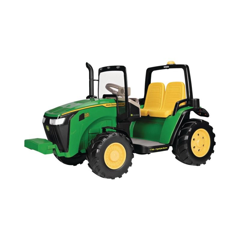 TRACTEUR ELECTRIQUE DEUX PLACES JOHN DEERE DUAL FORCE - Peg Perego