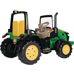 TRACTEUR ELECTRIQUE DEUX PLACES JOHN DEERE DUAL FORCE - Peg Perego