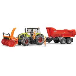 CLAAS Axion 950 à fraise à neige