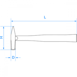 Marteau de mécanicien kingTony modèle allemand