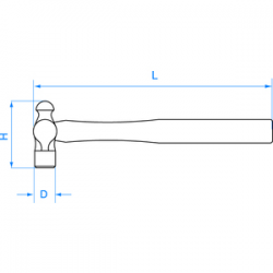 Marteau de mécanicien américain