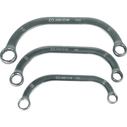 Clé polygonales demi-lune oeil 12 pans pas métrique  - 1950