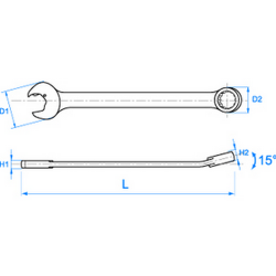 Gamme outillage Clés de serrage  Clés  Clé mixte à cliquet sur fourche SpeedOpen